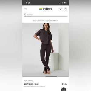 Vuori Daily Split Flare